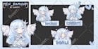 make custom chibi anime twitch overlay panels and emotes