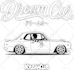 create tshirt design illustrations of cars and automotive