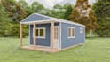 do 3d tiny house design floor plan, render and animation