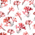 draw watercolor seamless pattern