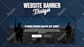 design website banners, cover banners, hero images