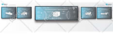 design backdrop trade show booth and rollup banner