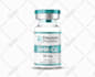 design peptide, vial, product label design, 3d mockup