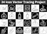 fix ai generated logo flaws and convert to vector quickly