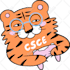 hand drawn logo cute fun mascot stickers t shirt lowbrow