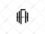 design modern monogram and initial letter business logo