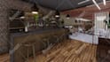 design a barbershop and rendering