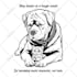 draw your pet in black and white line art illustration