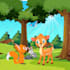 do children story book illustration