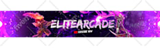 design attractive gaming youtube banner and logo