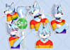 make furries stickers for discord or telegram nsfw sfw