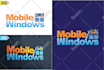 design house, pressure washing and window cleaning service logo