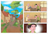 draw comic strip cartoon