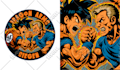 create premium sticker badge design for label or merchandise