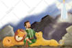 design beautiful children story book illustration