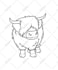 create illustration vector graphic cartoon character
