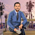 make vector portrait with gta san andreas style