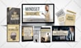design digital product mockup, ecover bundle and course mockup