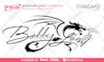 do vtuber handwritten modern signature logo design