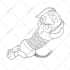 draw digital line art illustration just in 24 hours
