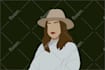 design a sophisticated minimalist vector portrait for any special occasion