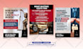 design social media facebook instagram posts and cover