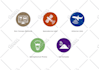 design hand drawn icons, custom icons and vector icon set