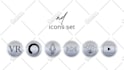 design professional icon set and logo for your brand