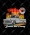 draw vintage car illustration for t shirt design