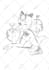 inked stories clean lineart, strong expression