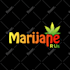 do unique cannabis  marijuana hemp oil weed logo
