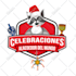 design festive holiday logo makeover for christmas, eid, new year and events
