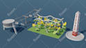 create stylized, low poly models, game props or asset packs