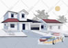 create a collage style render using photoshop