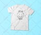create a minimalist t shirt design for your brand