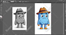 vectorize logo or sketch into high quality vector tracing