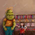 draw a digital children book illustration