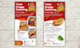 design professional and eye catching rack card for business or events