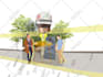 create architecture collages and illustrations