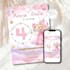 create editable birthday card, digital invitation canva templates for etsy store