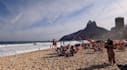 record 4k video walking tour on rio janeiro beach