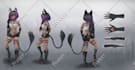 draw character sheet or reference sheet