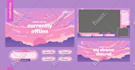 create cute animated twitch and kick stream overlay designs