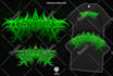 design death metal, deathcore, metalcore logo
