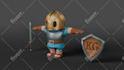 create stylized game ready 3d character for unity or unreal