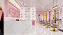 design 3d interior beauty salon,spa,massage corner skincare