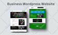 design and develop wordpress website with elementor pro, responsive landing page