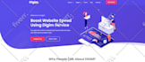 develop modern digital marketing agency wordpress website using elementor