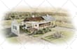 do post digital architectural visualization collage style