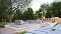 design front yard, backyard, garden, patio and swimming pool